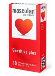 Презервативы Masculan Sensitive plus - 10 шт. - Masculan - купить с доставкой в Ачинске