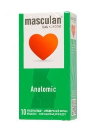 Презервативы анатомической формы Masculan Anatomic - 10 шт. - Masculan - купить с доставкой в Ачинске