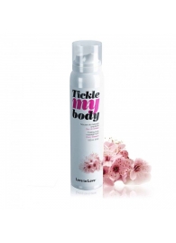 Массажная хрустящая пенка Tickle My Body Cherry Blossom с ароматом вишневого цвета - 150 мл. - Love to Love - купить с доставкой в Ачинске