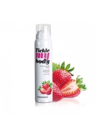 Массажная хрустящая пенка Tickle My Body Strawberry с ароматом клубники - 150 мл. - Love to Love - купить с доставкой в Ачинске