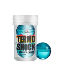 Интимный гель Termo Shock Hot Ball с разогревающе-покалывающим эффектом (2 шарика по 3 гр.) - HotFlowers - купить с доставкой в Ачинске