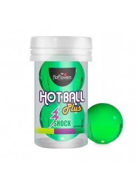 Лубрикант на силиконовой основе Hot Ball Plus с покалывающим эффектом (2 шарика по 3 гр.) - HotFlowers - купить с доставкой в Ачинске