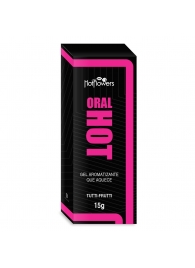 Гель для оральных ласк Oral Hot с согревающим эффектом - 15 гр. - HotFlowers - купить с доставкой в Ачинске