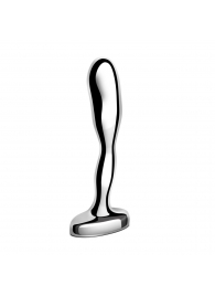 Стальной стимулятор простаты Stainless Steel Prostate Plug - 11,5 см. - b-Vibe - в Ачинске купить с доставкой