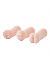 Набор из 3 мастурбаторов The Girl Next Door Tina - Dream Toys - в Ачинске купить с доставкой
