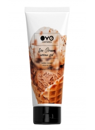 Лубрикант на водной основе OYO Aroma Gel Ice Cream с ароматом пломбира - 75 мл. - OYO - купить с доставкой в Ачинске