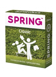 Классические презервативы SPRING CLASSIC - 3 шт. - SPRING - купить с доставкой в Ачинске