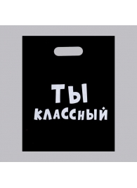 Пакет «Ты классный» - 31 х 40 см. - Сима-Ленд - купить с доставкой в Ачинске