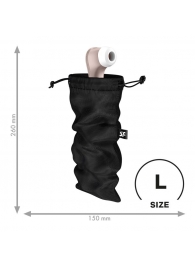 Черный мешочек для хранения игрушек Treasure Bag L - Satisfyer - купить с доставкой в Ачинске