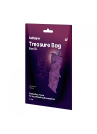 Фиолетовый мешочек для хранения игрушек Treasure Bag XL - Satisfyer - купить с доставкой в Ачинске