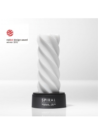 Белый 3D мастурбатор SPIRAL - Tenga - в Ачинске купить с доставкой