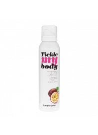 Массажная хрустящая пенка Tickle my body с ароматом маракуйи - 150 мл. - Love to Love - купить с доставкой в Ачинске