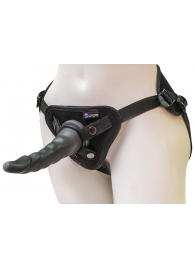 Комплект из трусиков Harness и двух насадок - 20,5 и 18 см. - LOVETOY (А-Полимер) - купить с доставкой в Ачинске