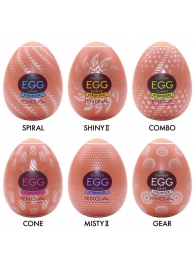 Набор из 6 мастурбаторов-яиц Tenga Egg Variety Pack V - Tenga - в Ачинске купить с доставкой