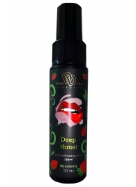 Спрей для горла Deep Throat с десенсибилизирующим эффектом и вкусом клубники - 50 мл. - БиоМед - купить с доставкой в Ачинске