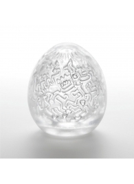 Мастурбатор-яйцо Keith Haring EGG PARTY - Tenga - в Ачинске купить с доставкой