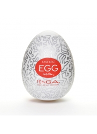 Мастурбатор-яйцо Keith Haring EGG PARTY - Tenga - в Ачинске купить с доставкой