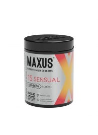 Анатомические презервативы MAXUS Sensual - 15 шт. - Maxus - купить с доставкой в Ачинске