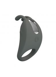 Серое эрекционное кольцо с вибрацией Master Ring - Baile - в Ачинске купить с доставкой
