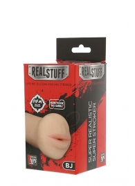 Нежный мастурбатор-ротик REALSTUFF 5INCH MASTURBATOR BJ - Dream Toys - в Ачинске купить с доставкой