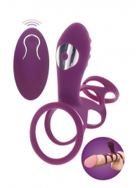 Фиолетовая эрекционная вибронасадка Halo Halo C-Ring Sleeve - Toy Joy - в Ачинске купить с доставкой