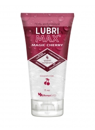 Интимный гель-смазка на водной основе Lubrimax Magic Cherry - 75 мл. - ИнтелБИО - купить с доставкой в Ачинске