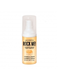 Жидкий вибратор Nuei Rock Me! с ароматом печенья и сливок - 20 мл. - Nuei cosmetics - купить с доставкой в Ачинске