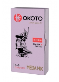 Презервативы OKOTO Mega Mix - 12 шт. - Sitabella - купить с доставкой в Ачинске