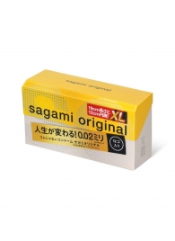 Презервативы увеличенного размера Sagami Original 0.02 XL-size - 12 шт. - Sagami - купить с доставкой в Ачинске