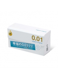 Увлажнённые презервативы Sagami Original 0.01 Extra Lub - 12 шт. - Sagami - купить с доставкой в Ачинске