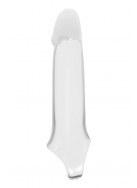 Прозрачная насадка-удлинитель 8.8’’ Extender With Ball Strap - 23,6 см. - Dream Toys - в Ачинске купить с доставкой