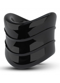 Черное эрекционное кольцо на мошонку Beef Ball Stretcher Snug X Long - Blush Novelties - в Ачинске купить с доставкой