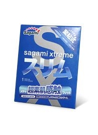 Презерватив Sagami Xtreme FEEL FIT 3D - 1 шт. - Sagami - купить с доставкой в Ачинске