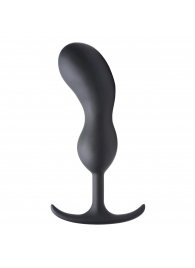 Черный массажер простаты с утяжелителями Premium Silicone Weighted Prostate Plug XL - 20,8 см. - XR Brands - в Ачинске купить с доставкой