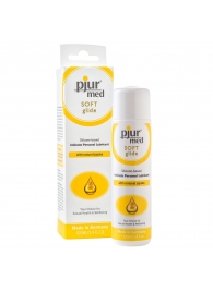 Силиконовый лубрикант с жожоба pjur MED Soft glide - 100 мл. - Pjur - купить с доставкой в Ачинске