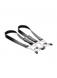 Ремни с зажимами для половых губ Spread Labia Spreader Straps with Clamps - XR Brands - купить с доставкой в Ачинске