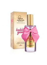 Разогревающее массажное масло Light My Fire Bubble Gum с ароматом бабл-гам - 100 мл. - Bijoux Indiscrets - купить с доставкой в Ачинске