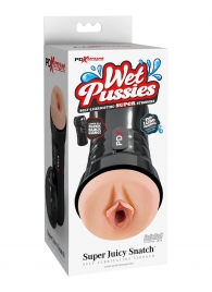 Мастурбатор-вагина в колбе Super Juicy Snatch - Pipedream - в Ачинске купить с доставкой