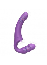 Фиолетовый безремневой страпон Straples Strap-On Dildo - Erokay - купить с доставкой в Ачинске