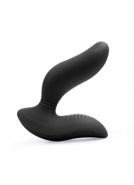 Черный вибромассажер простаты 3,5’’ Curve P-spot Massager - 12 см. - Erokay - в Ачинске купить с доставкой