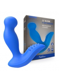 Синий вибромассажер простаты 3,5’’ P-spot Massager - 12,5 см. - Erokay - в Ачинске купить с доставкой