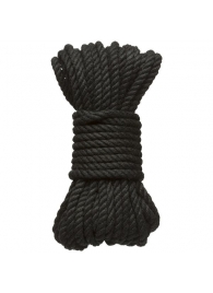 Черная верёвка для связывания и фиксации Bind Tie - 9,14 м. - Doc Johnson - купить с доставкой в Ачинске