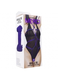 Фиолетовая верёвка для связывания и фиксации Bind Tie - 9,14 м. - Doc Johnson - купить с доставкой в Ачинске