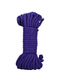 Фиолетовая верёвка для связывания и фиксации Bind Tie - 9,14 м. - Doc Johnson - купить с доставкой в Ачинске