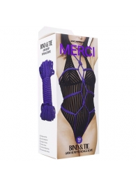Фиолетовая верёвка для связывания и фиксации Bind Tie - 15,24 м. - Doc Johnson - купить с доставкой в Ачинске