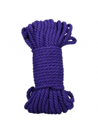 Фиолетовая верёвка для связывания и фиксации Bind Tie - 15,24 м. - Doc Johnson - купить с доставкой в Ачинске