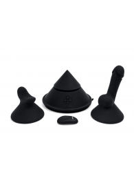 Конусный вибромассажер Cowgirl Cone с 2 насадками - CowGirl - купить с доставкой в Ачинске