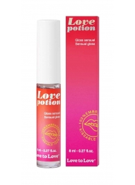 Возбуждающий блеск для губ Love Potion - 8 мл. - Love to Love - купить с доставкой в Ачинске