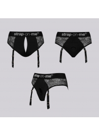 Трусики для фиксации насадок Strap-on-me Harness Lingerie Diva XS - Strap-on-me - купить с доставкой в Ачинске
