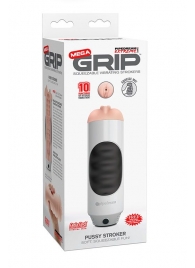 Мастурбатор-вагина Extreme Toyz Mega Grip Vibrating Stroker Mouth - Pipedream - в Ачинске купить с доставкой